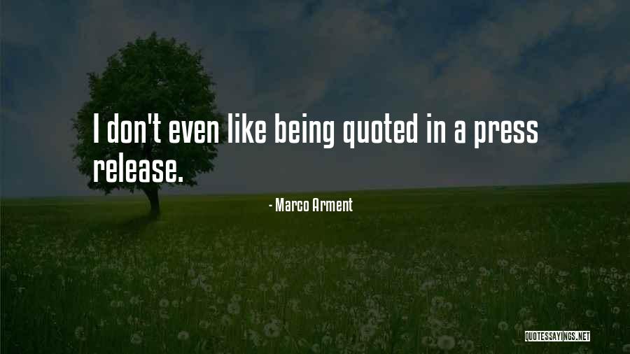 Press Release Quotes By Marco Arment Press Release Quotes By Marco Arment