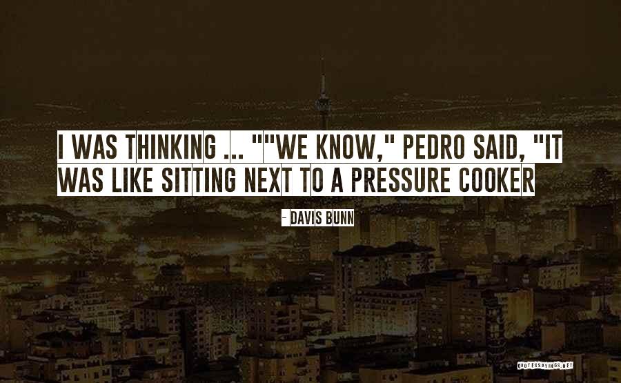 Pressure Cooker Quotes By Davis Bunn