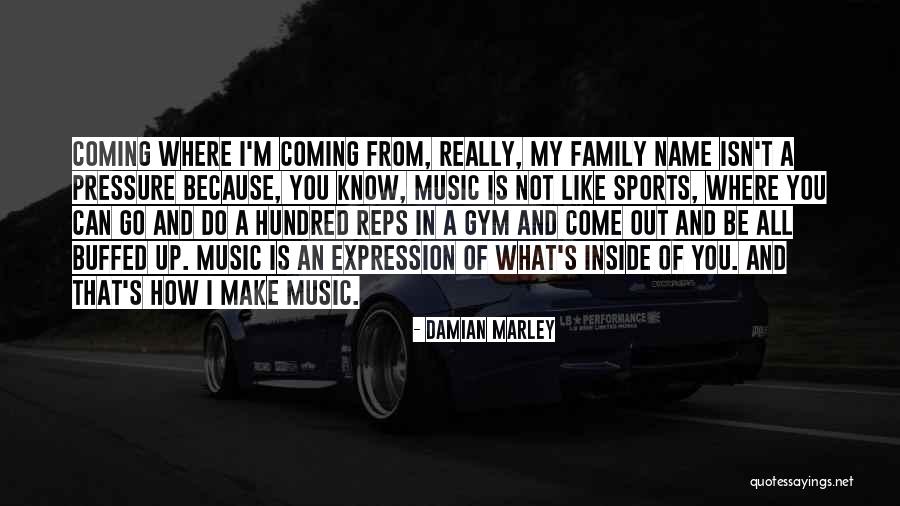 Pressure In Sports Quotes By Damian Marley