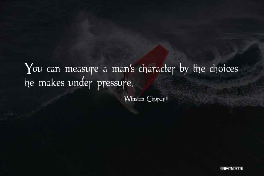 Pressure In Sports Quotes By Winston Churchill