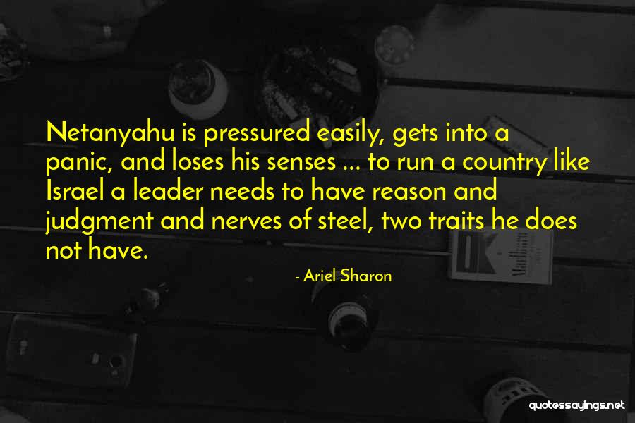 Pressured Quotes By Ariel Sharon