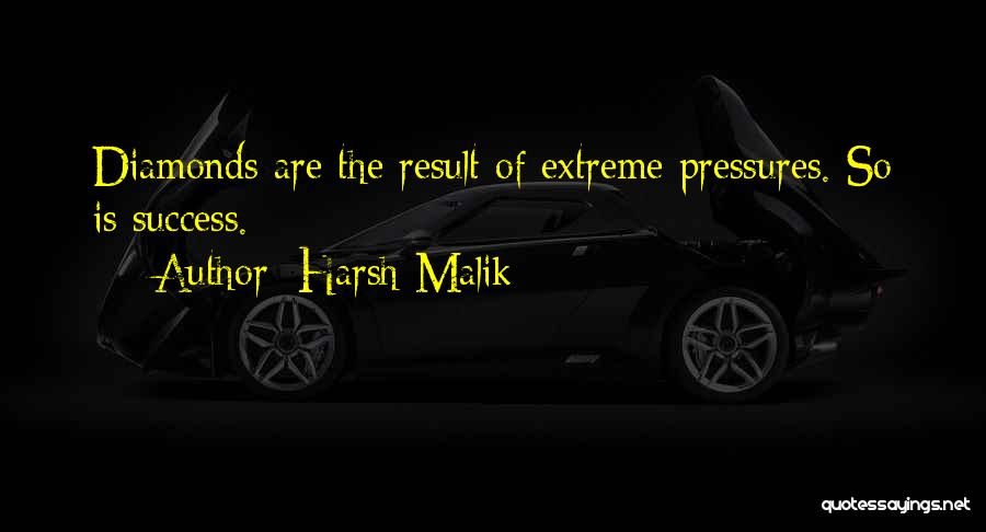 Pressures Quotes By Harsh Malik