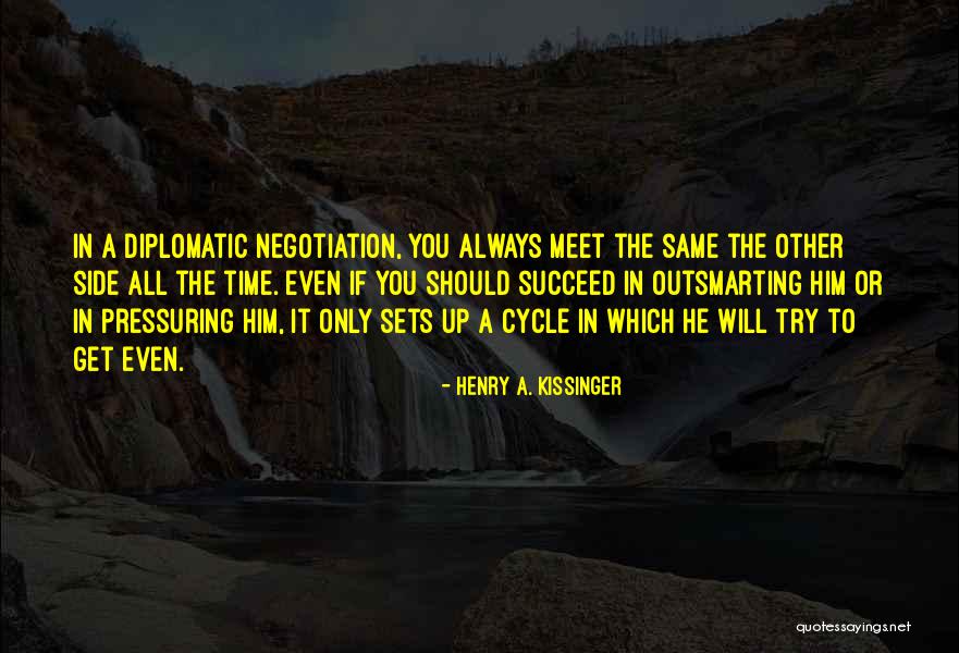 Pressuring Yourself Quotes By Henry A. Kissinger