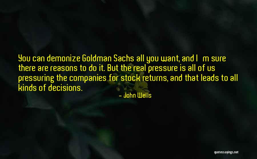 Pressuring Yourself Quotes By John Wells Pressuring Yourself Quotes By John Wells