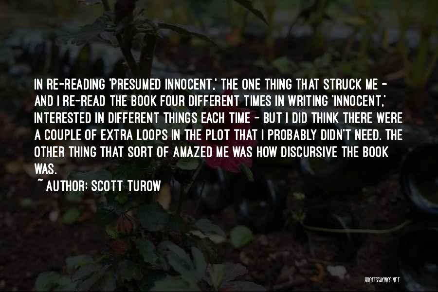 Presumed Innocent Book Quotes By Scott Turow