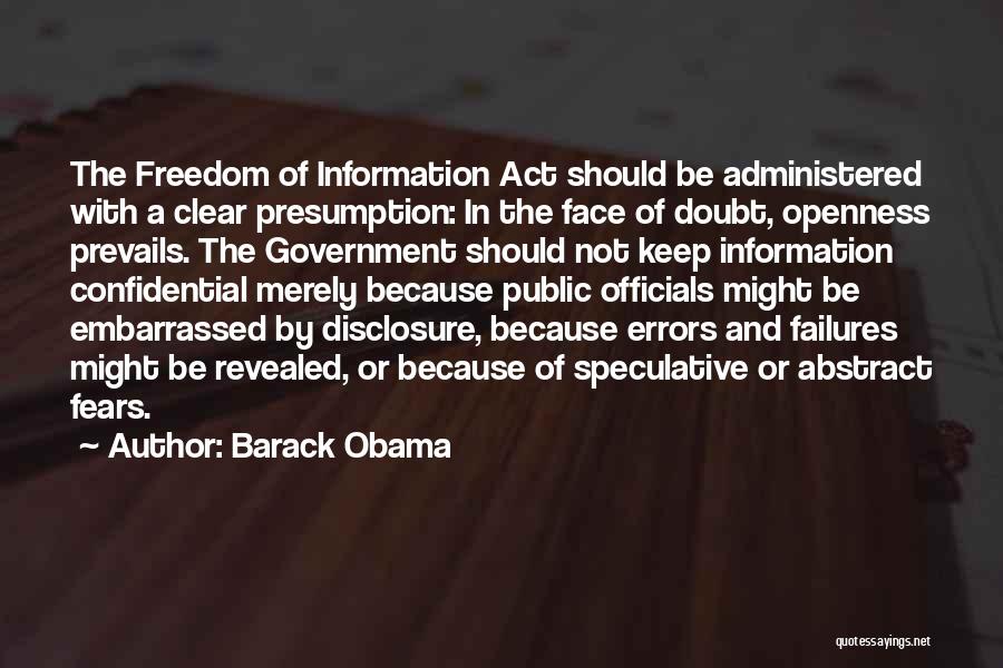 Presumption Quotes By Barack Obama