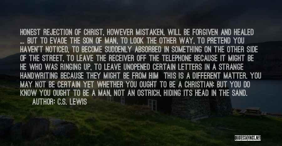 Pretend Christian Quotes By C.S. Lewis