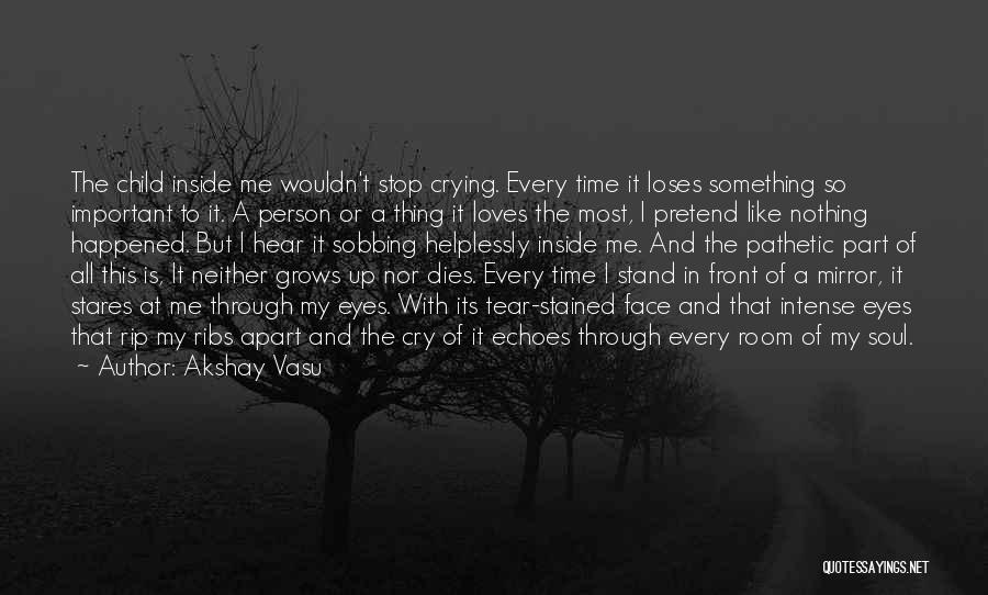 Pretend Like Nothing Happened Quotes By Akshay Vasu