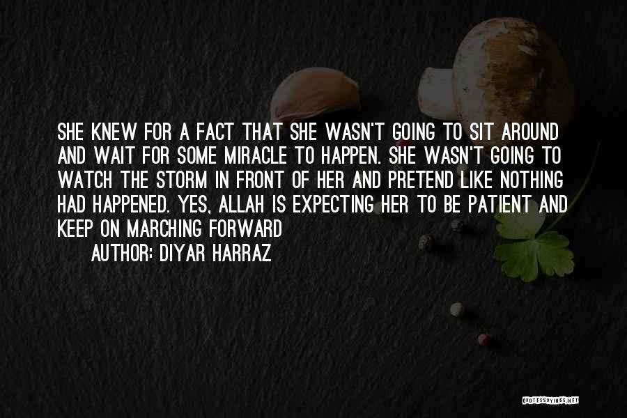 Pretend Like Nothing Happened Quotes By Diyar Harraz