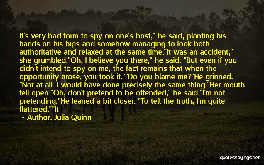 Pretend Smile Quotes By Julia Quinn
