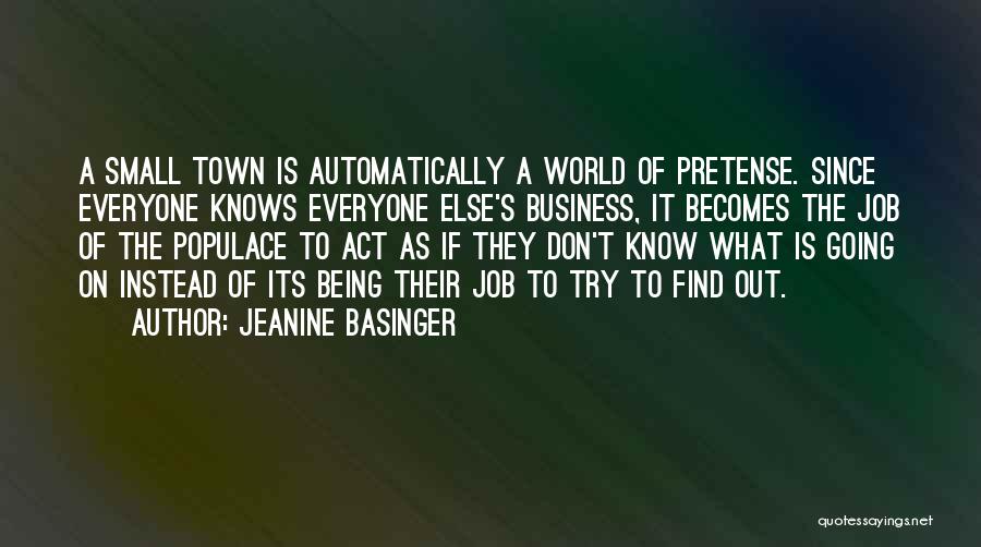 Pretense Quotes By Jeanine Basinger