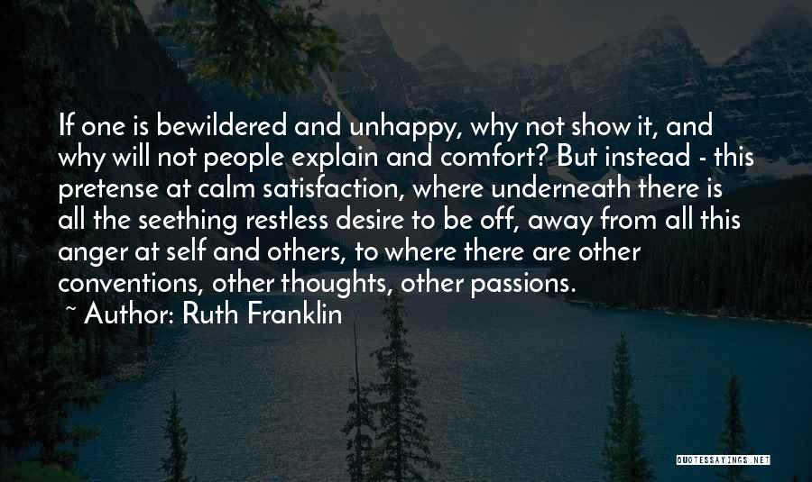 Pretense Quotes By Ruth Franklin