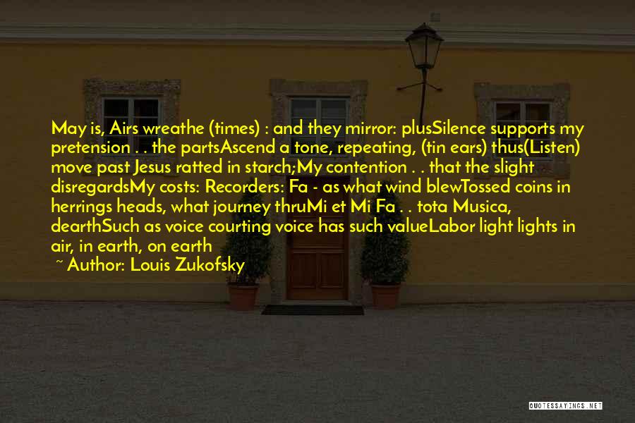 Pretension Quotes By Louis Zukofsky