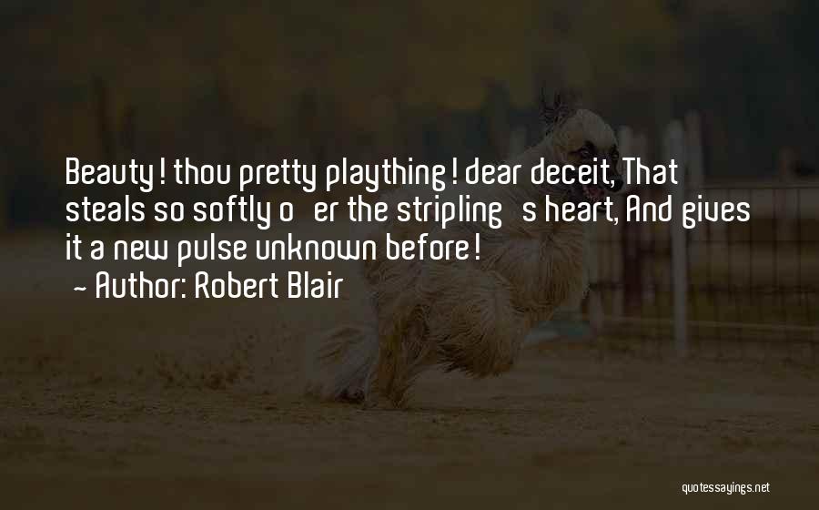 Pretty And Beauty Quotes By Robert Blair