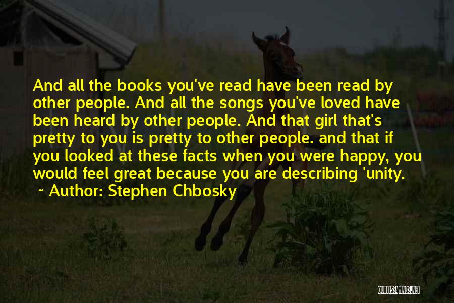 Pretty And Happy Quotes By Stephen Chbosky