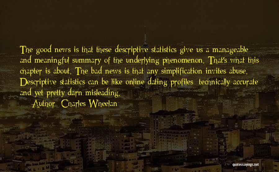 Pretty And Meaningful Quotes By Charles Wheelan