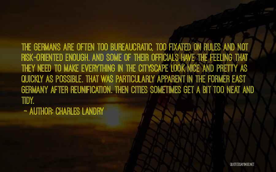 Pretty And Nice Quotes By Charles Landry