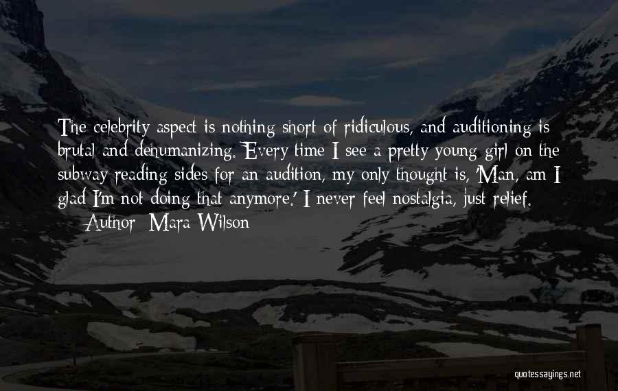 Pretty And Short Quotes By Mara Wilson