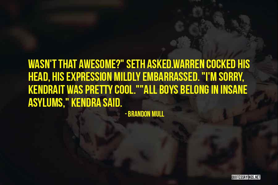 Pretty Boys Quotes By Brandon Mull Pretty Boys Quotes By Brandon Mull