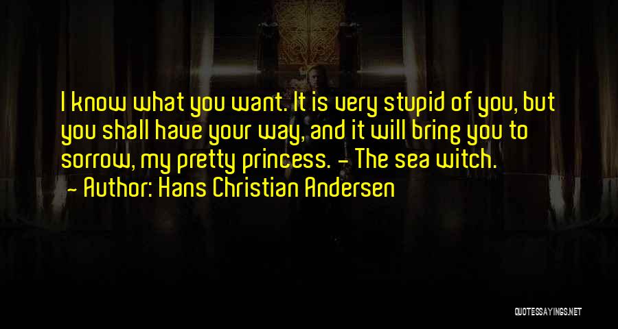 Pretty Pretty Princess Quotes By Hans Christian Andersen