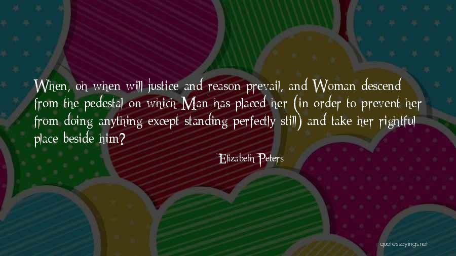 Prevail Quotes By Elizabeth Peters