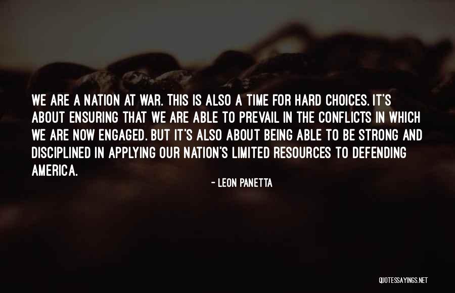 Prevail Quotes By Leon Panetta