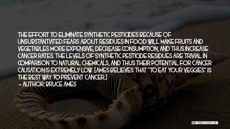 Prevent Cancer Quotes By Bruce Ames