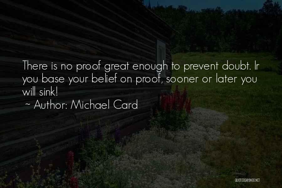 Prevent Quotes By Michael Card