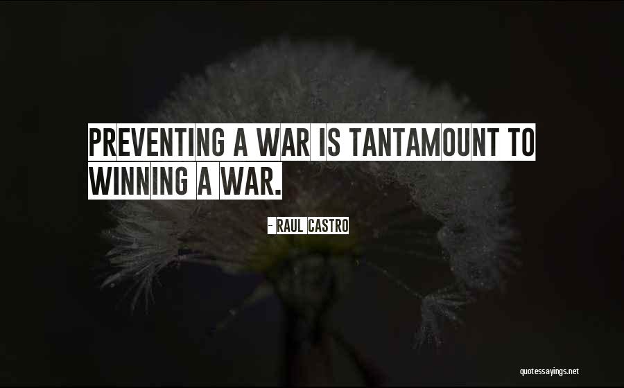 Preventing War Quotes By Raul Castro