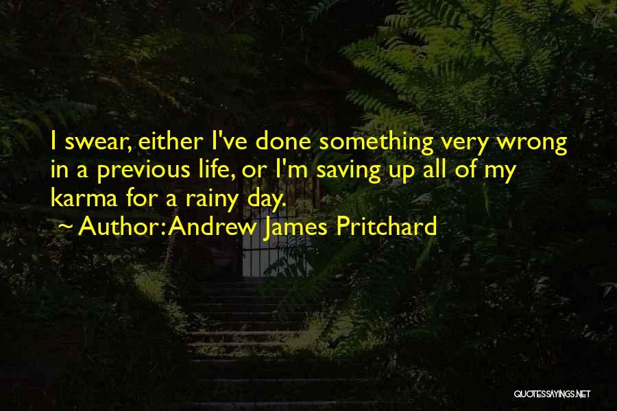 Previous Life Quotes By Andrew James Pritchard