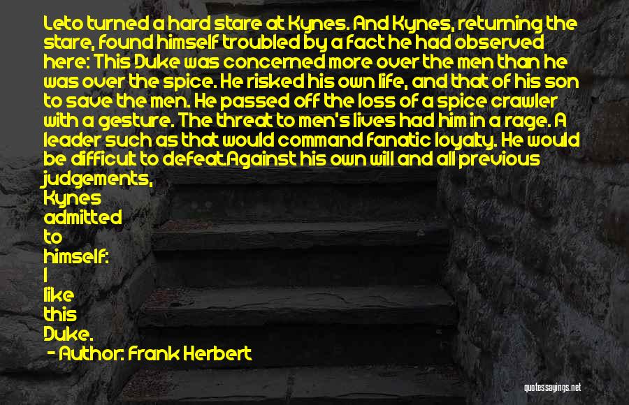 Previous Life Quotes By Frank Herbert