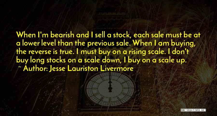 Previous Stock Quotes By Jesse Lauriston Livermore