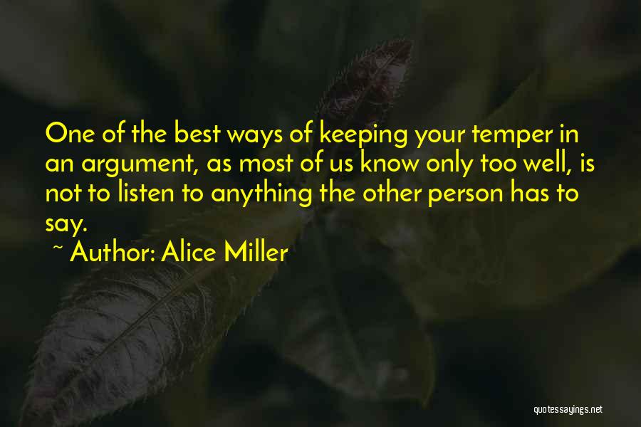 Prezenta La Quotes By Alice Miller