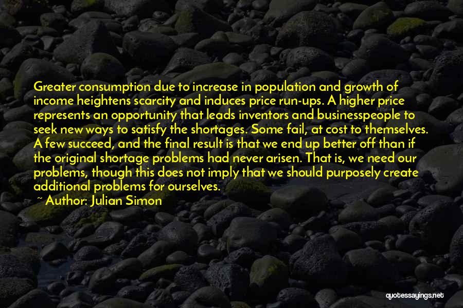 Price Increase Quotes By Julian Simon