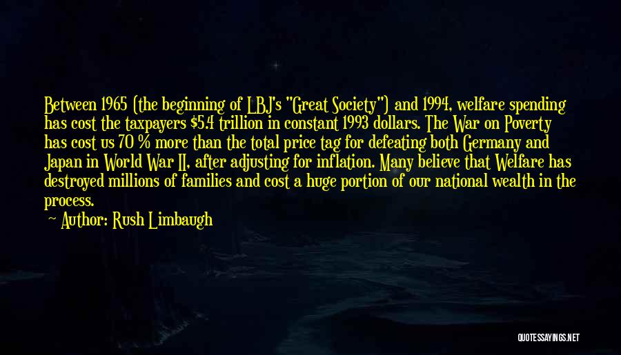 Price Inflation Quotes By Rush Limbaugh