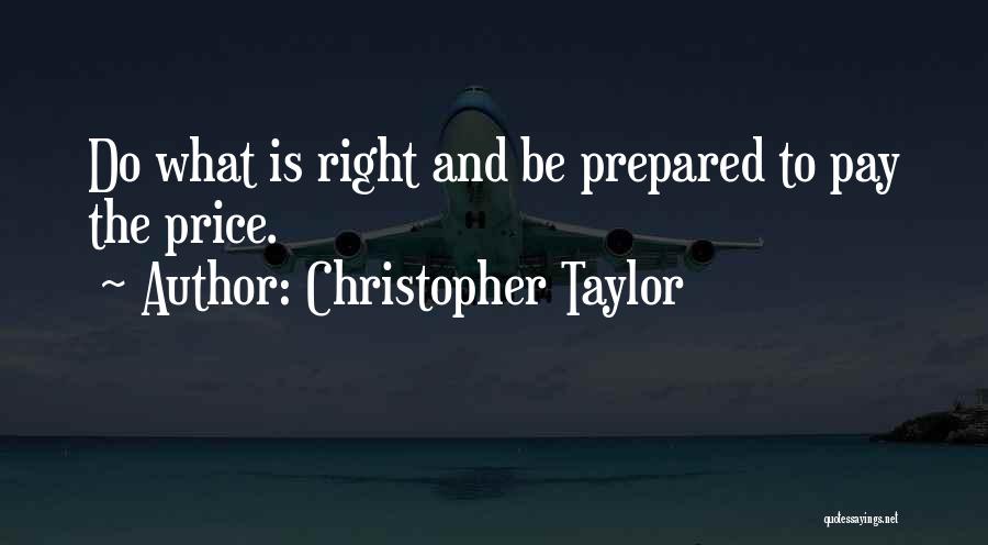 Price Is Right Quotes By Christopher Taylor