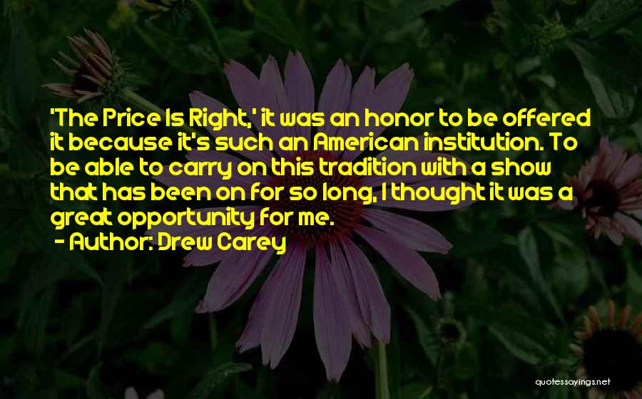 Price Is Right Quotes By Drew Carey