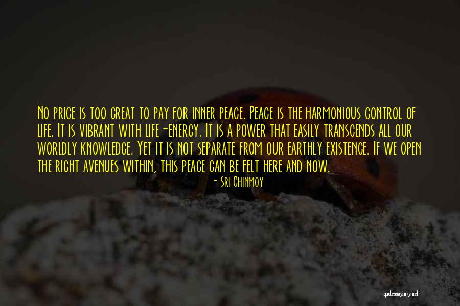 Price Of Peace Quotes By Sri Chinmoy Price Of Peace Quotes By Sri Chinmoy