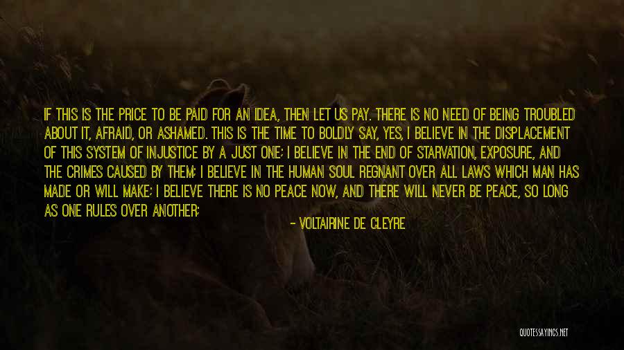 Price Of Peace Quotes By Voltairine De Cleyre Price Of Peace Quotes By Voltairine De Cleyre
