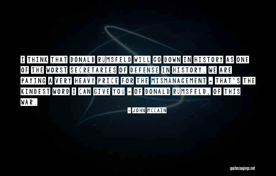 Price Of War Quotes By John McCain Price Of War Quotes By John McCain