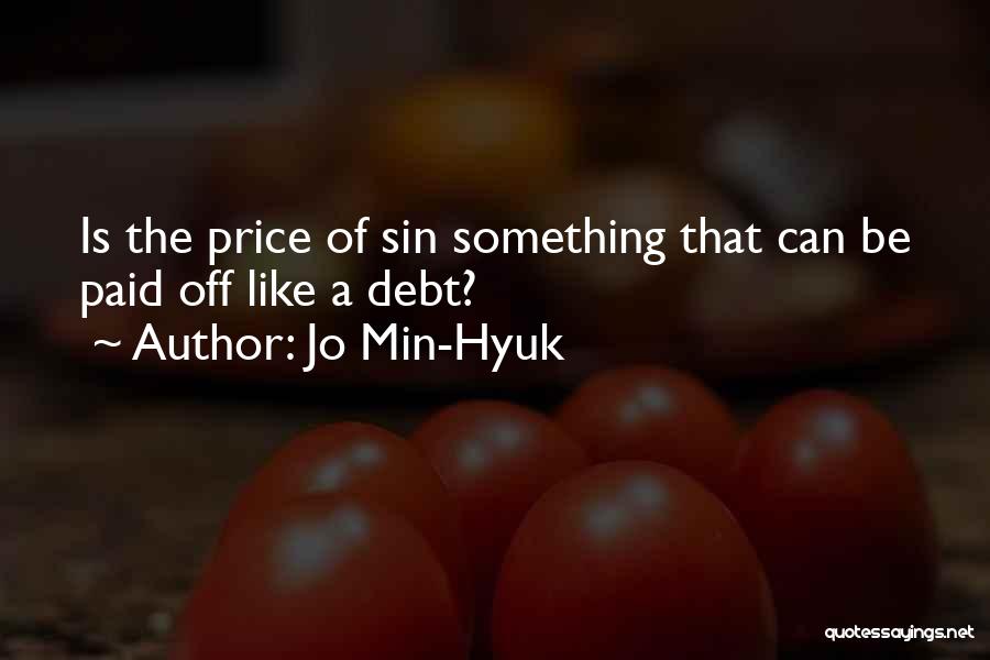 Price Paid Quotes By Jo Min-Hyuk