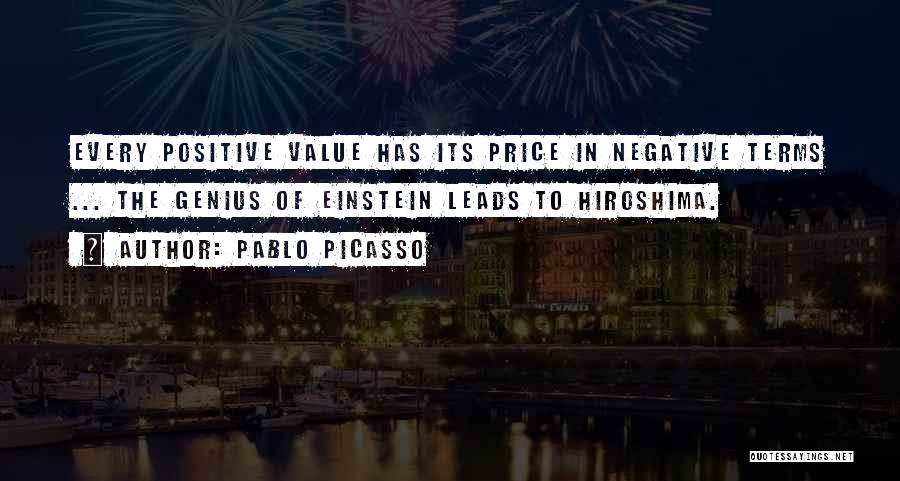 Price Versus Value Quotes By Pablo Picasso