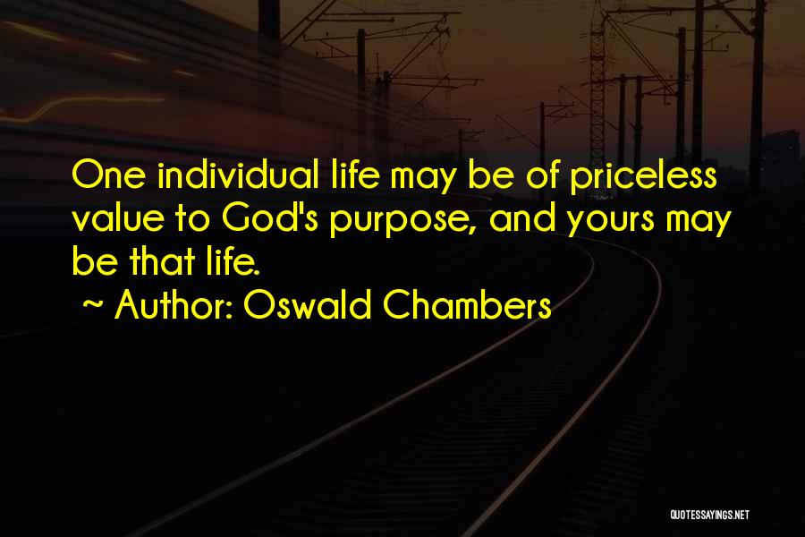 Priceless Life Quotes By Oswald Chambers