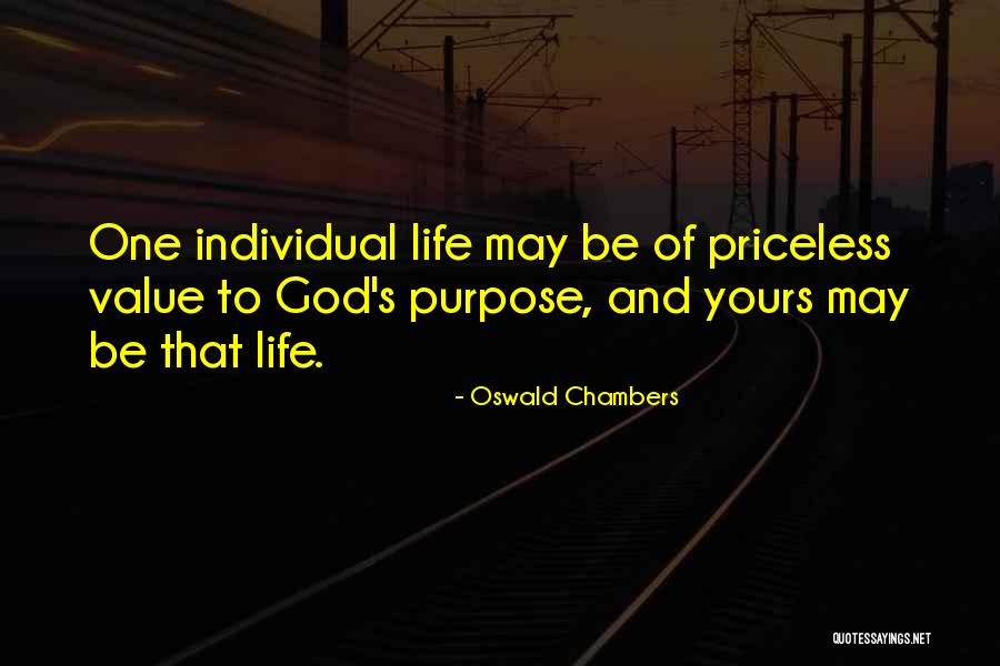 Priceless Life Quotes By Oswald Chambers