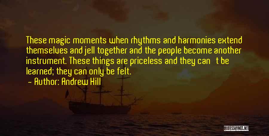 Priceless Moments Quotes By Andrew Hill