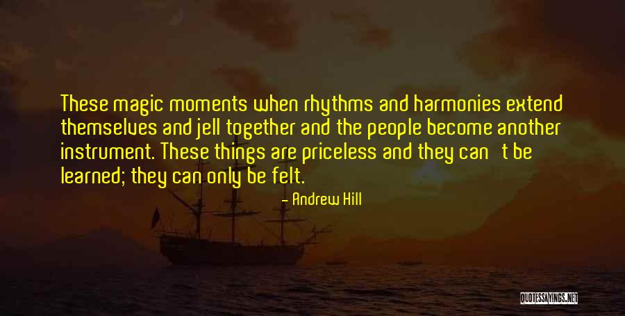 Priceless Moments Quotes By Andrew Hill