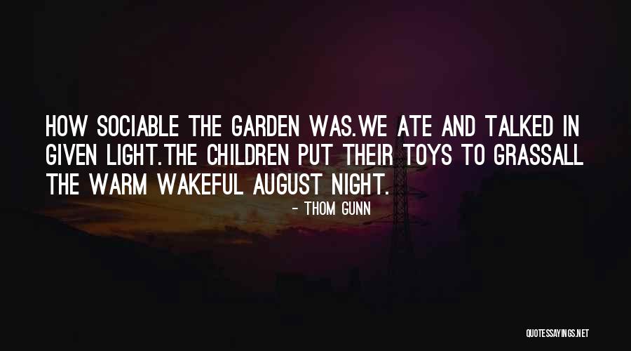 Priceless Moments Quotes By Thom Gunn