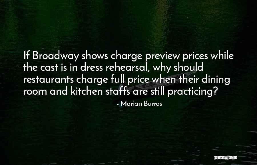 Prices Quotes By Marian Burros