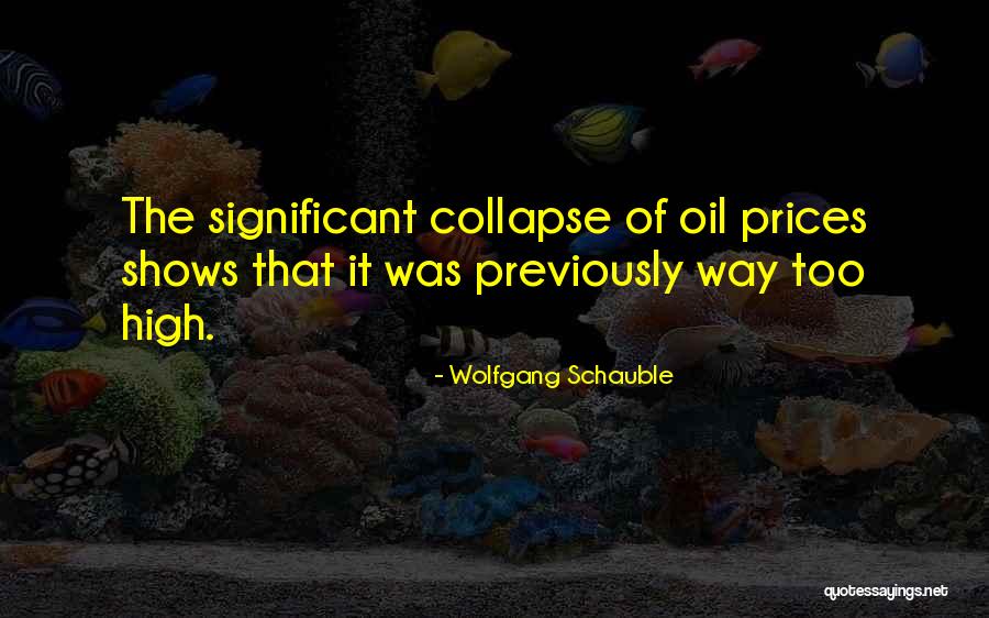 Prices Quotes By Wolfgang Schauble