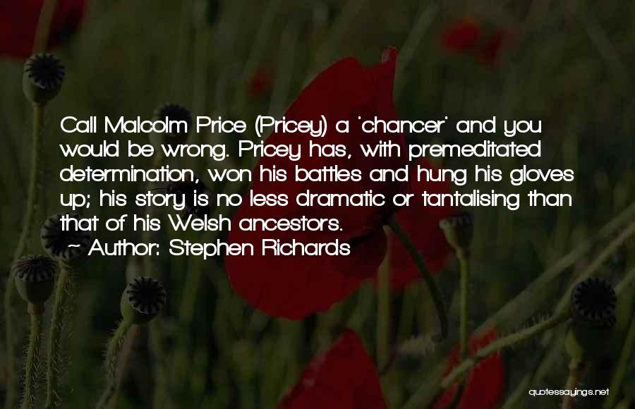Pricey Quotes By Stephen Richards